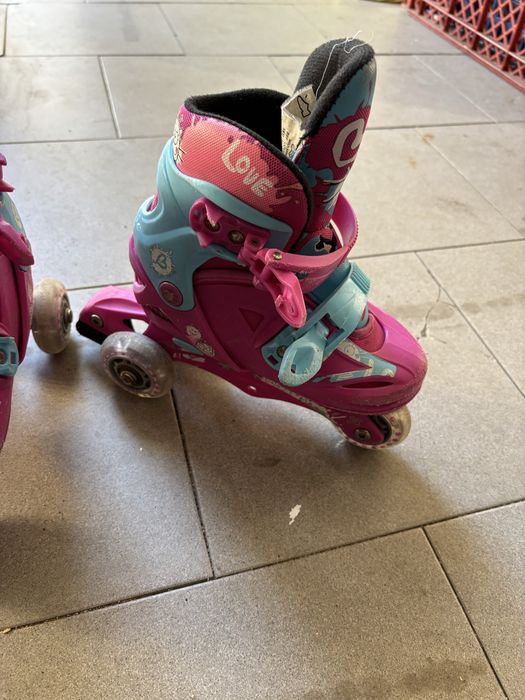 Patins crianca com luzes
