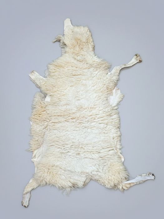 Tapete Pele de Ovelha Natural