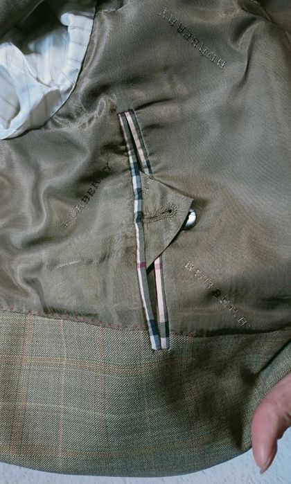 Marynarka Burberry wełna - krata