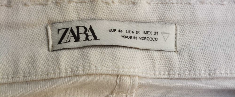 Calças Brancas Zara 40 (Homem)