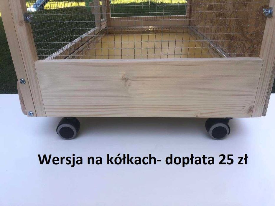 Klatka woliera dla ptaków egzotycznych.