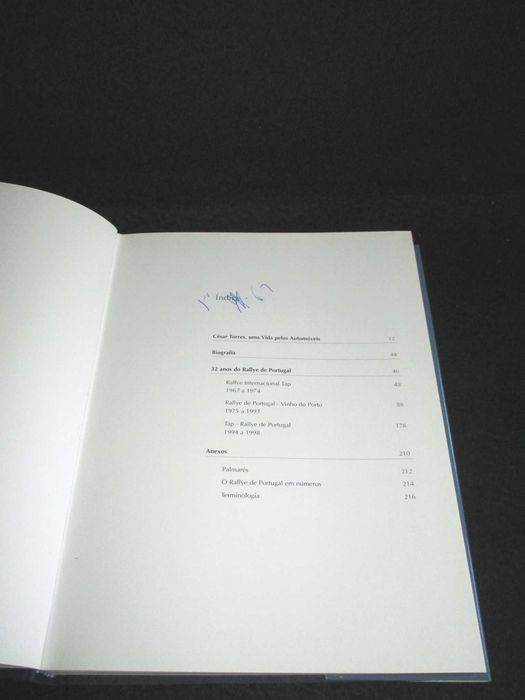 Livro César Torres História do Rallye de Portugal