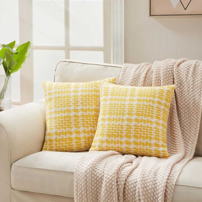 Zestaw 2 poszewek na poduszki w stylu boho 50x50cm YOUDENOVA