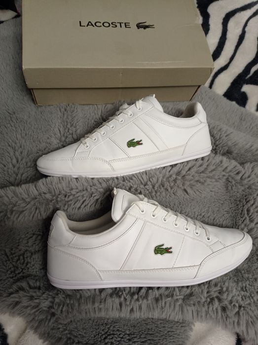 Buty Lacoste Chaymon rozmiar 43 skóra skórzane białe j. Nowe męskie