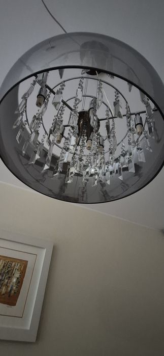 Candeeiro de teto suspenso Vapore 8 lâmpadas G9