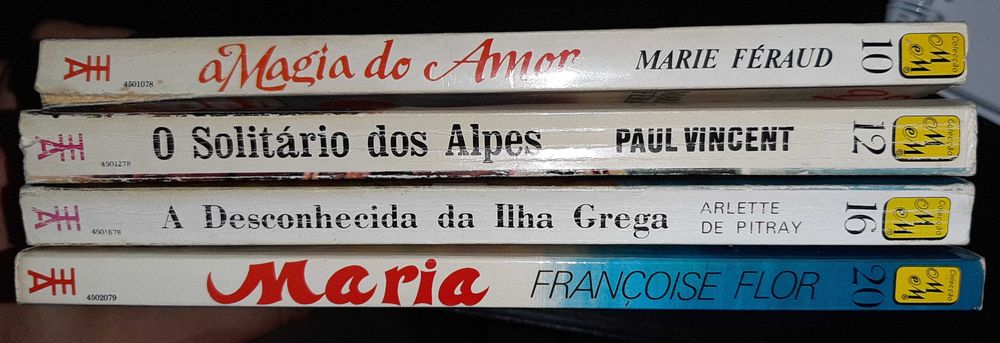 4 Livros de Bolso - Europa América - Colecção Menina e Moça