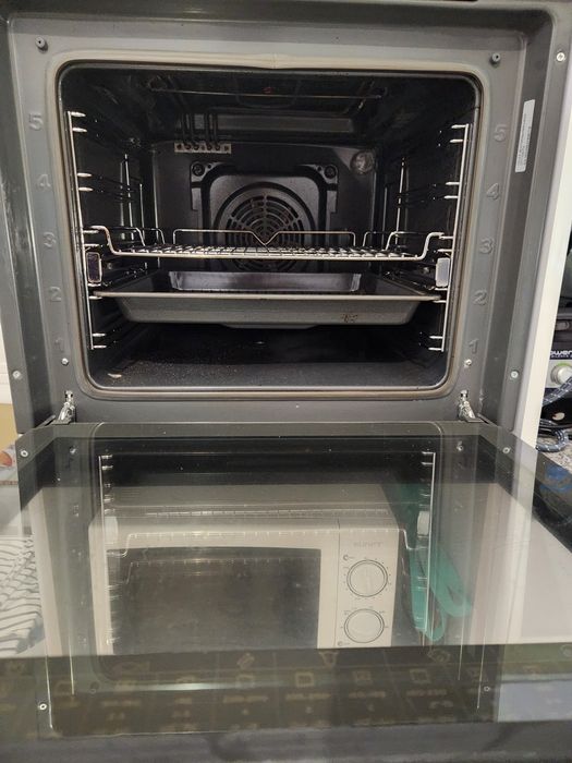 Placa vitro + forno + exaustor