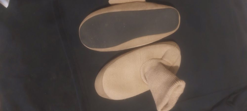 Носки на кожаной подошве