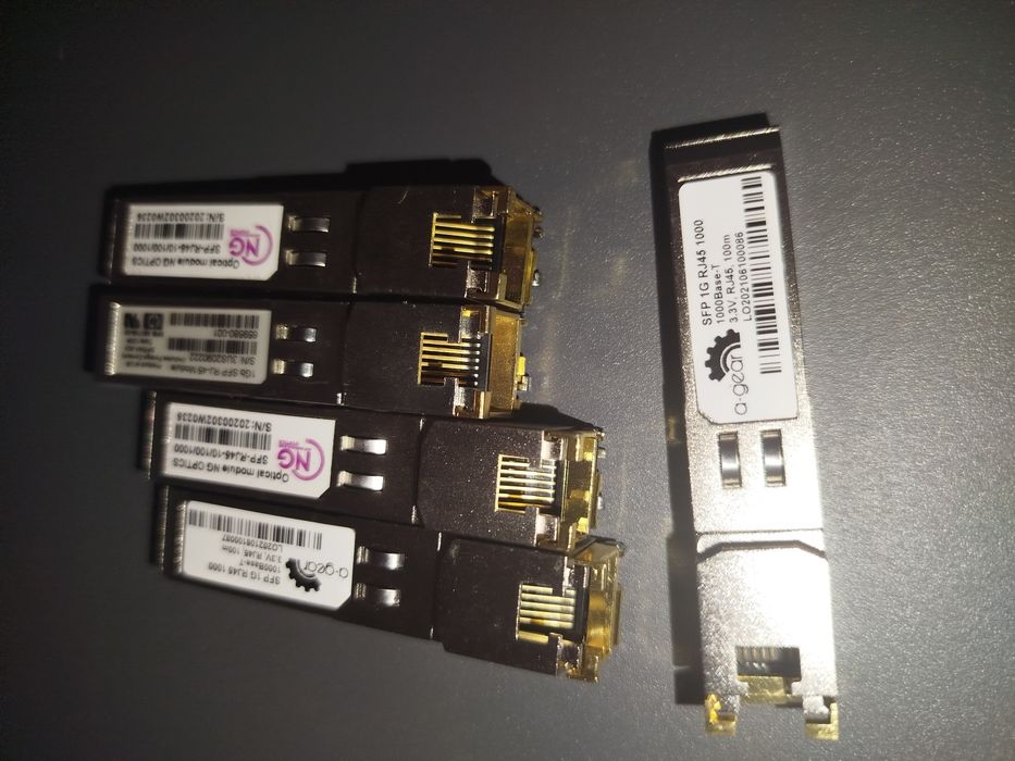 SFP- RJ45-10/100/1000TX