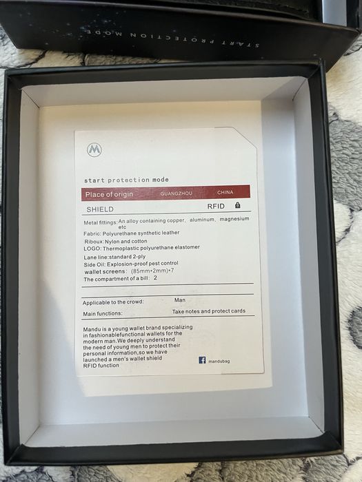 Portfel męski Mandu RFID