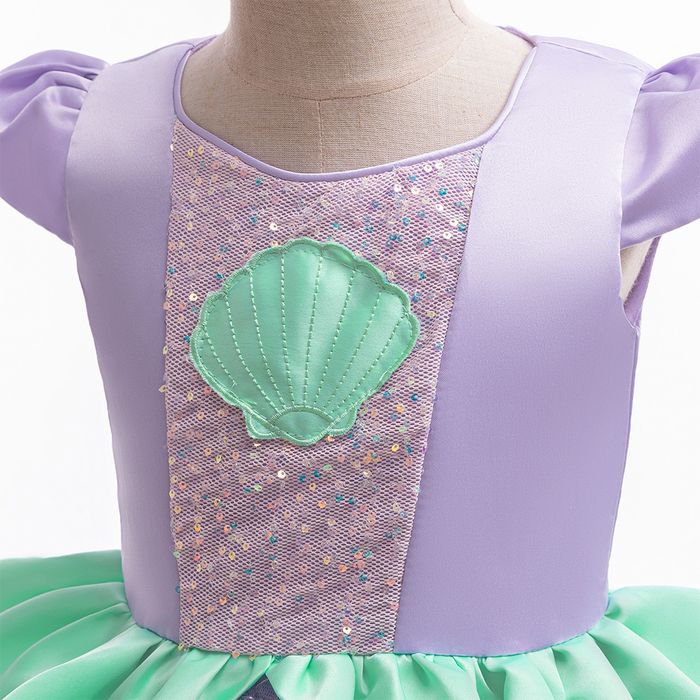 Kostium, strój, sukienka księżniczka Arielka, Ariel 116, 120, 122 bal