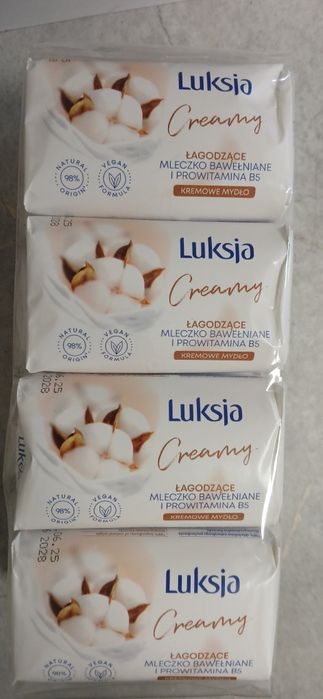 Mydło w kostce Luksja creamy łagodzące 12 sztuk