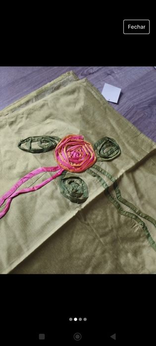 Toalha de mesa  quadrada verde alface