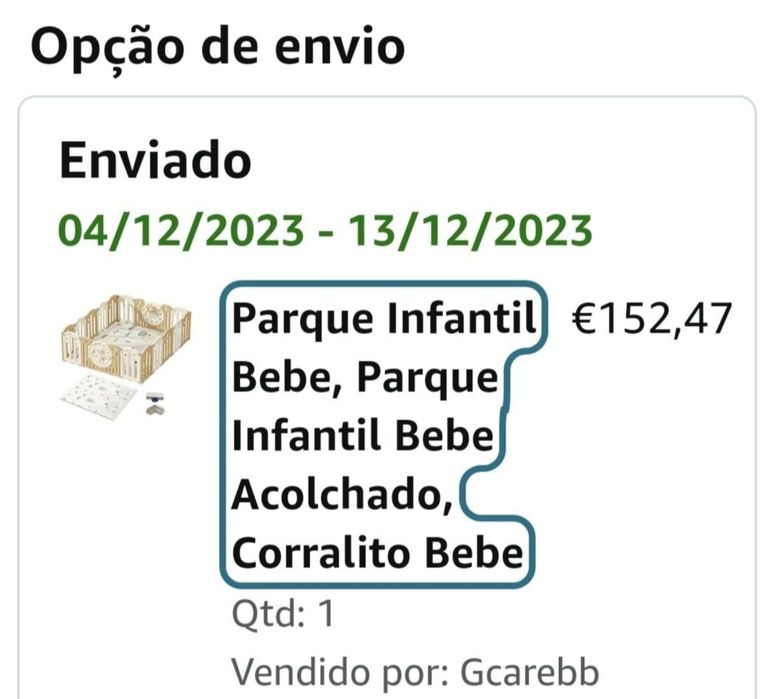 Parque infantil dobrável para bebé