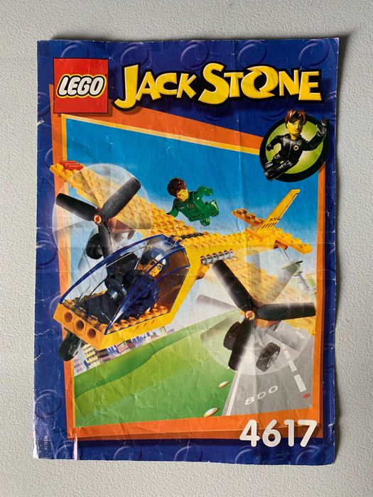 LEGO 4617: Avião Jack Stone com Manual