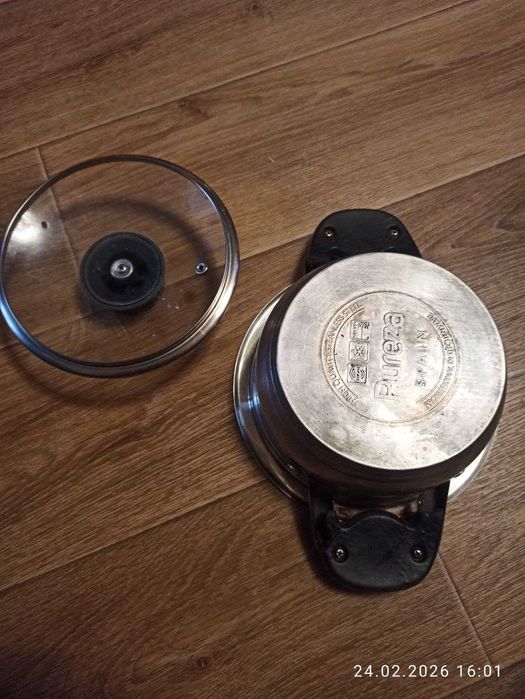 сковородки и кастрюли алюминиевые и нержавеющие