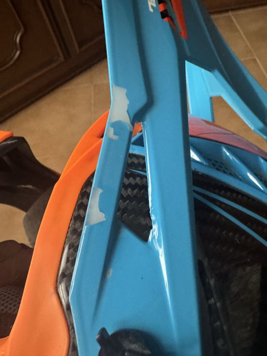 Шлем Acerbis Steel Carbon blue L