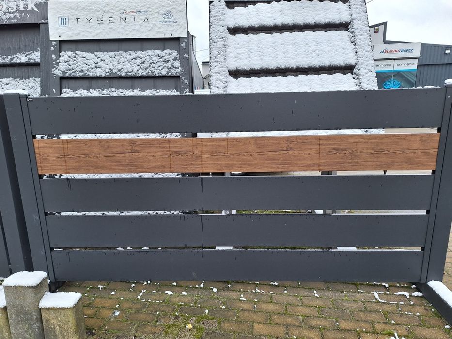 Deska ogrodzeniowa modern, nowoczesne ogrodzenia