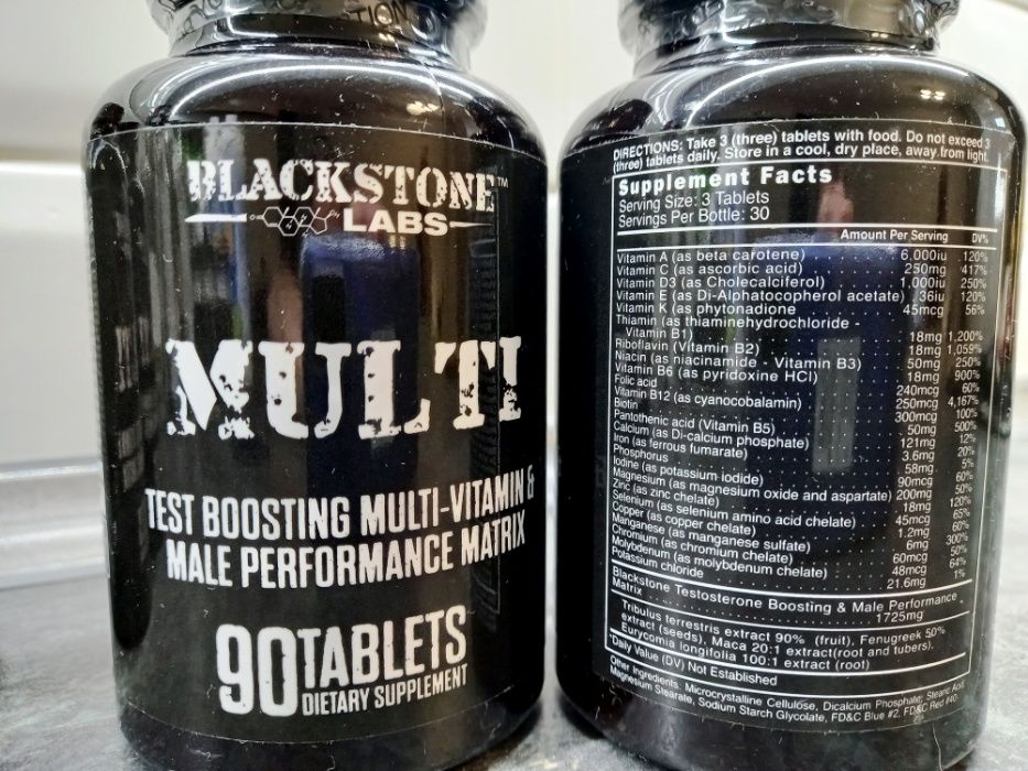 Blackstone Labs, Multi (90 таб.), мужские витамины