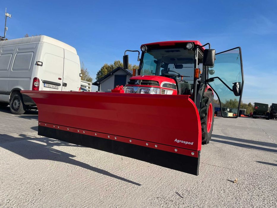 Pług do śniegu z płytą montażową do mini ciągnika  agrosped kubota, Iseki, Yanmar i Mitsubishi promocja