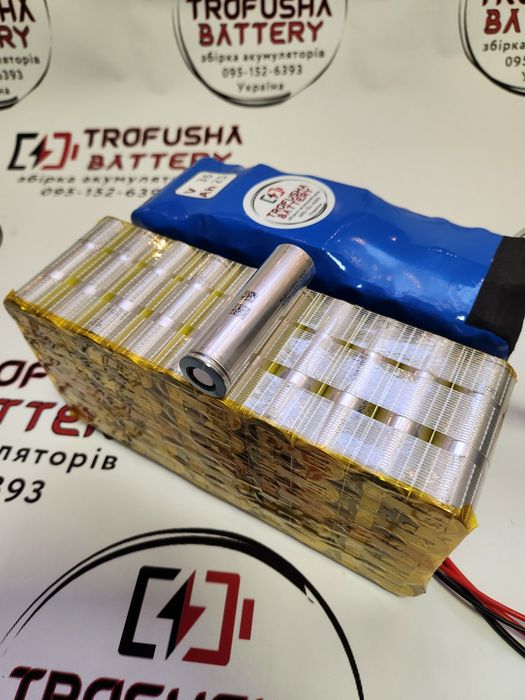 Акумулятор для електровелосипеда Trofusha 36V 25Ah Samsung 50G в термоусадке (80-90 км хода), усиленная батарея 36В 25Аг