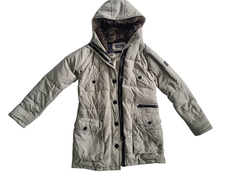 Bezowa ciepla kurtka płaszcz marc o'polo Rozmiar L 40