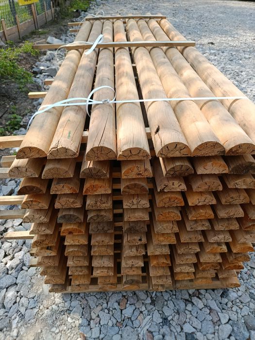 Słupek toczony, kołek drewniany, wałek toczony