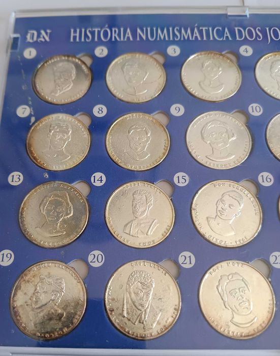 História Numismática Jogos Olímpicos – 1896 a 2000 (24 moedas)