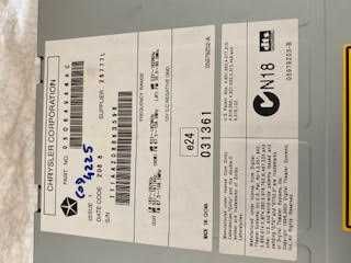 Rádio original Jeep Wrangler JK para 2 e 4 portas e Dodge Journey crd