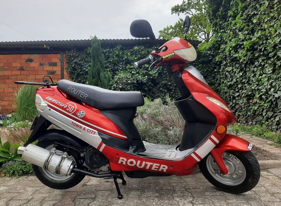 Ładny skuter Romet Router Bassa 50ccm 4t 2012r 3385km 60km/h