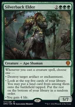 Silverback Elder MTG karta