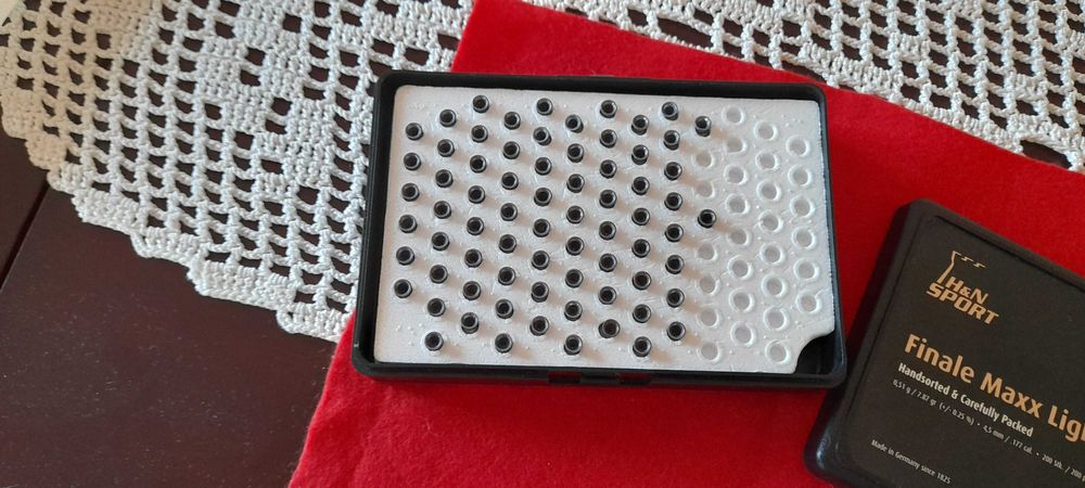 Chumbos da H&N Finale Maxx Light e JSB Exact 4.5mm