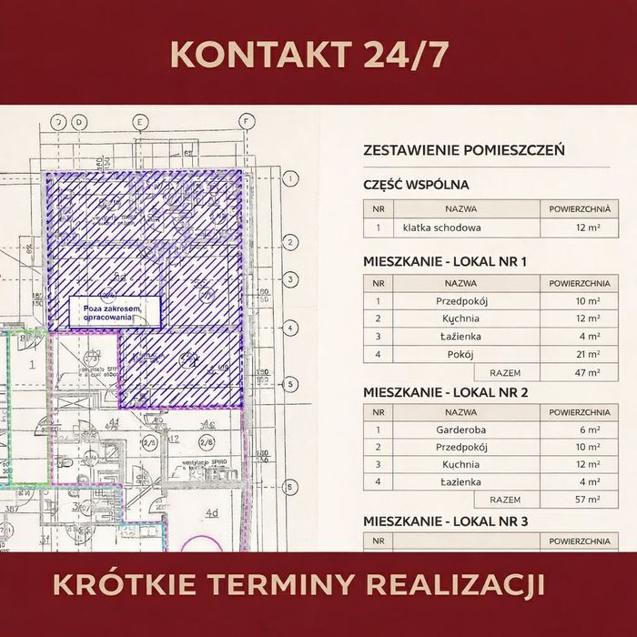 Rysunki techniczne 2D AutoCAD,przerysowanie PDF do DWG,Podwykonawca