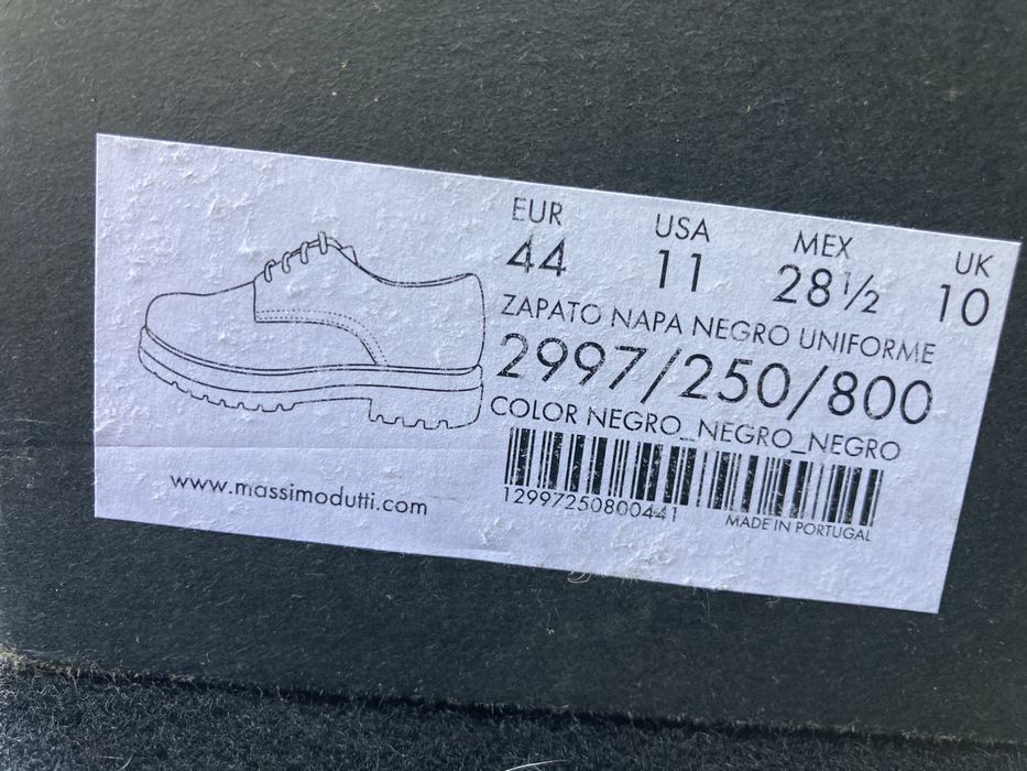 Sapato Napa Negro Uniforme