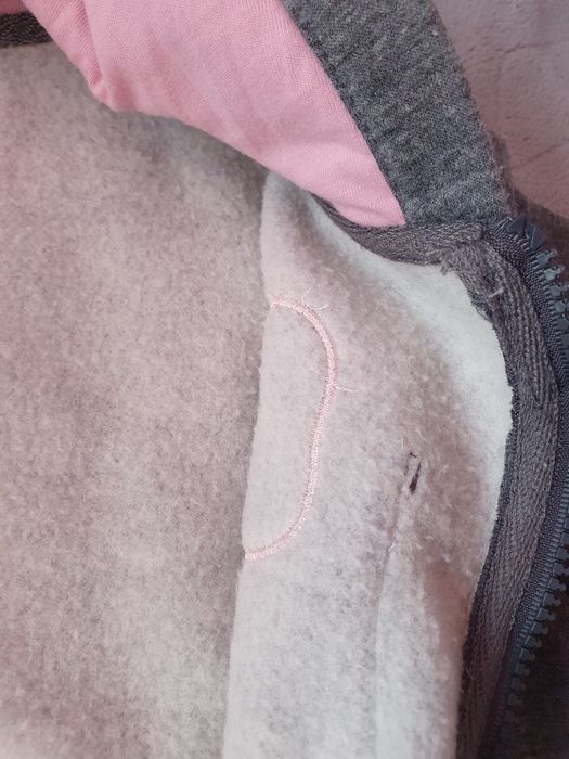 Dres dla dziewczynki 128/134, szary