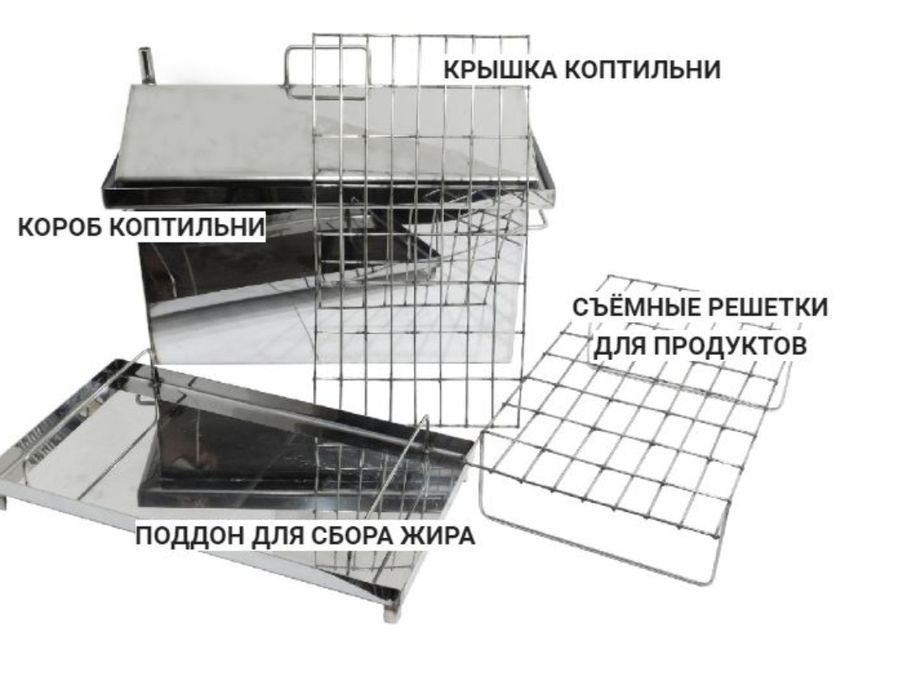 Коптильня  горячего  копчення.