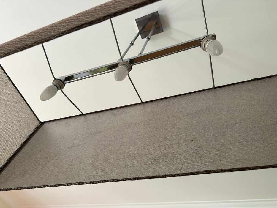 Candeeiro teto retangular