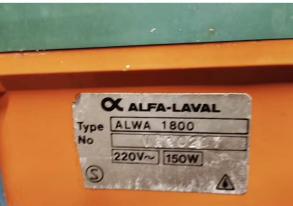 Myjka Alfa Laval DeLaval Westfalia