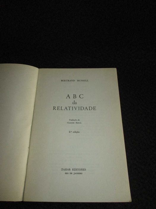Livro ABC da Relatividade Bertrand Russell