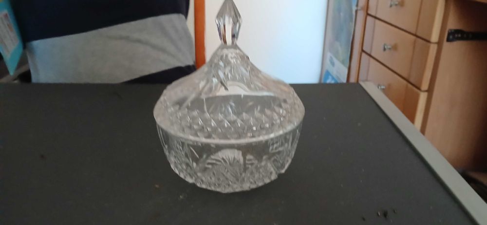 Crystal candy box with lid464888168092149763