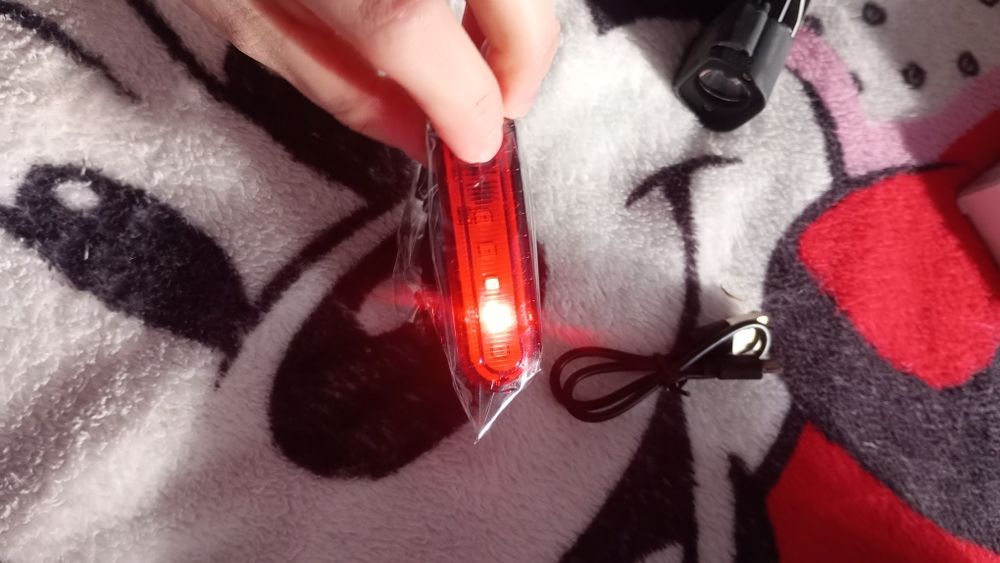 Światełka do roweru przód +tyl