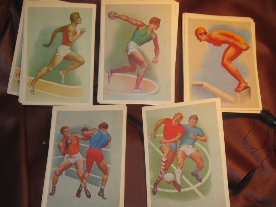 Набор из пяти открыток-фото.Заказ 12.11.80 тираж 50тысМТ Гознака №822