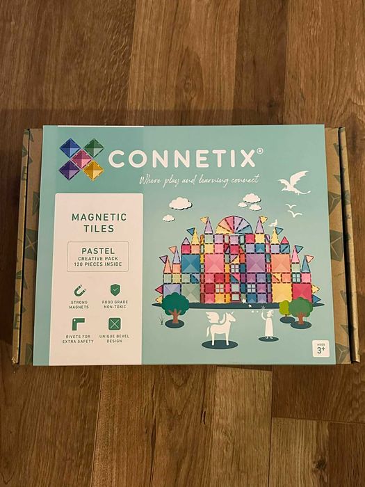 Connetix-Klocki magnetyczne Pastel Creative pack - 120 el NOWE !!!