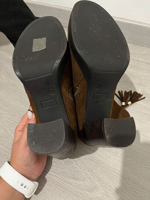 Botas Senhora Camurça Castanho