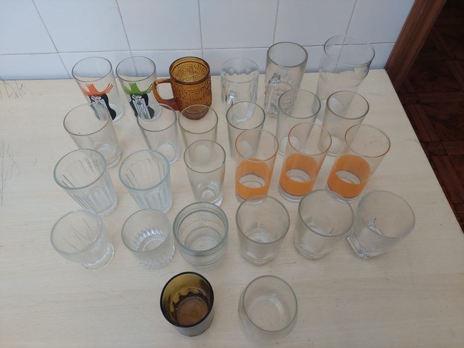 Conjunto de 26 copos e canecas443306121008271361