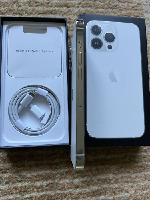 Iphone 13 Pro Silver 128Gb Stan Wzorowy