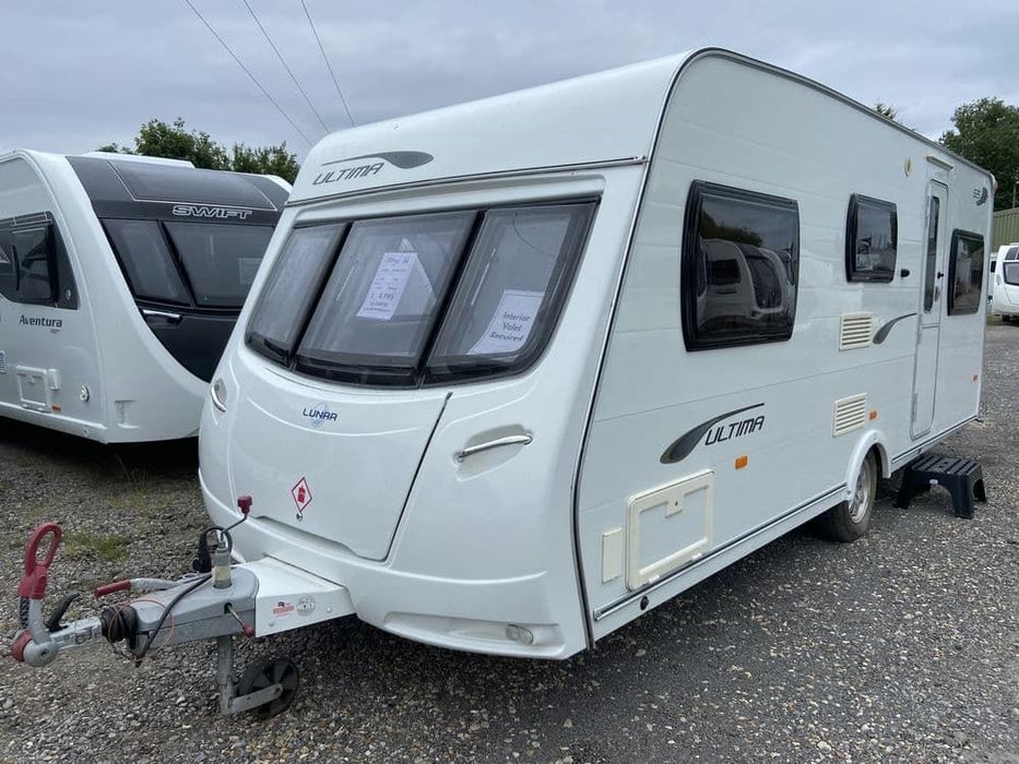 Lunar Ultima  *** Przyczepa 5 osobowa, Duża Łazienka, x2 osobne sypialnie, mover ***