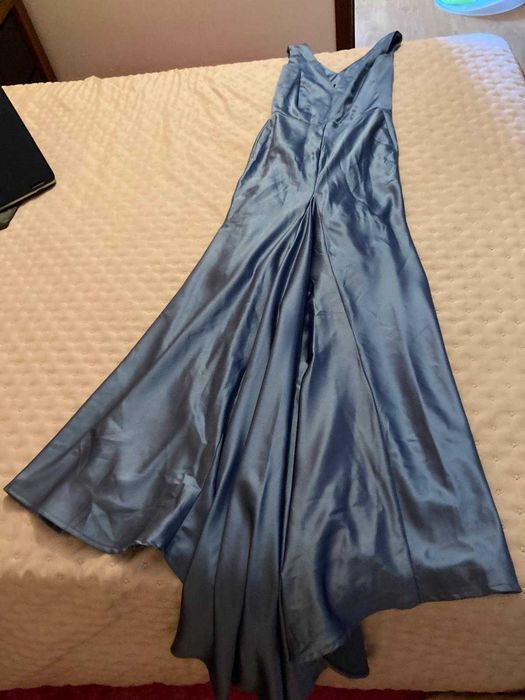 Vestido azul sereia