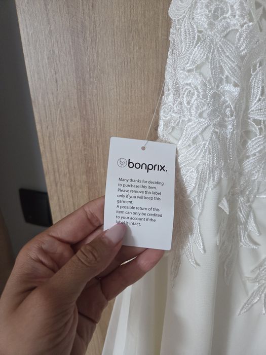 Nowa suknia ślubna 42 bonprix