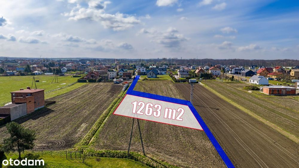 Paniówki, ul. 27 Stycznia | Działka 1263 m² | MPZP 1MN - Widok 4